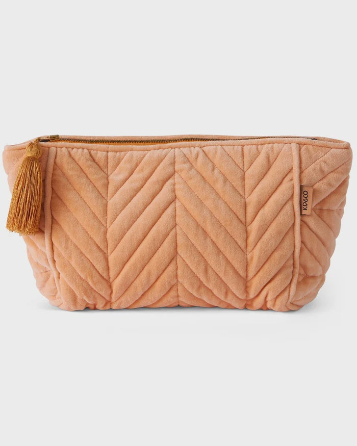 Melon Velvet Toiletry Bag