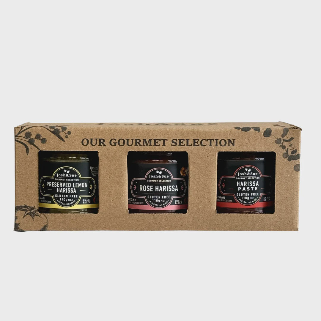 Josh &amp; Sue Mini Harissa Sampler Gift Pack