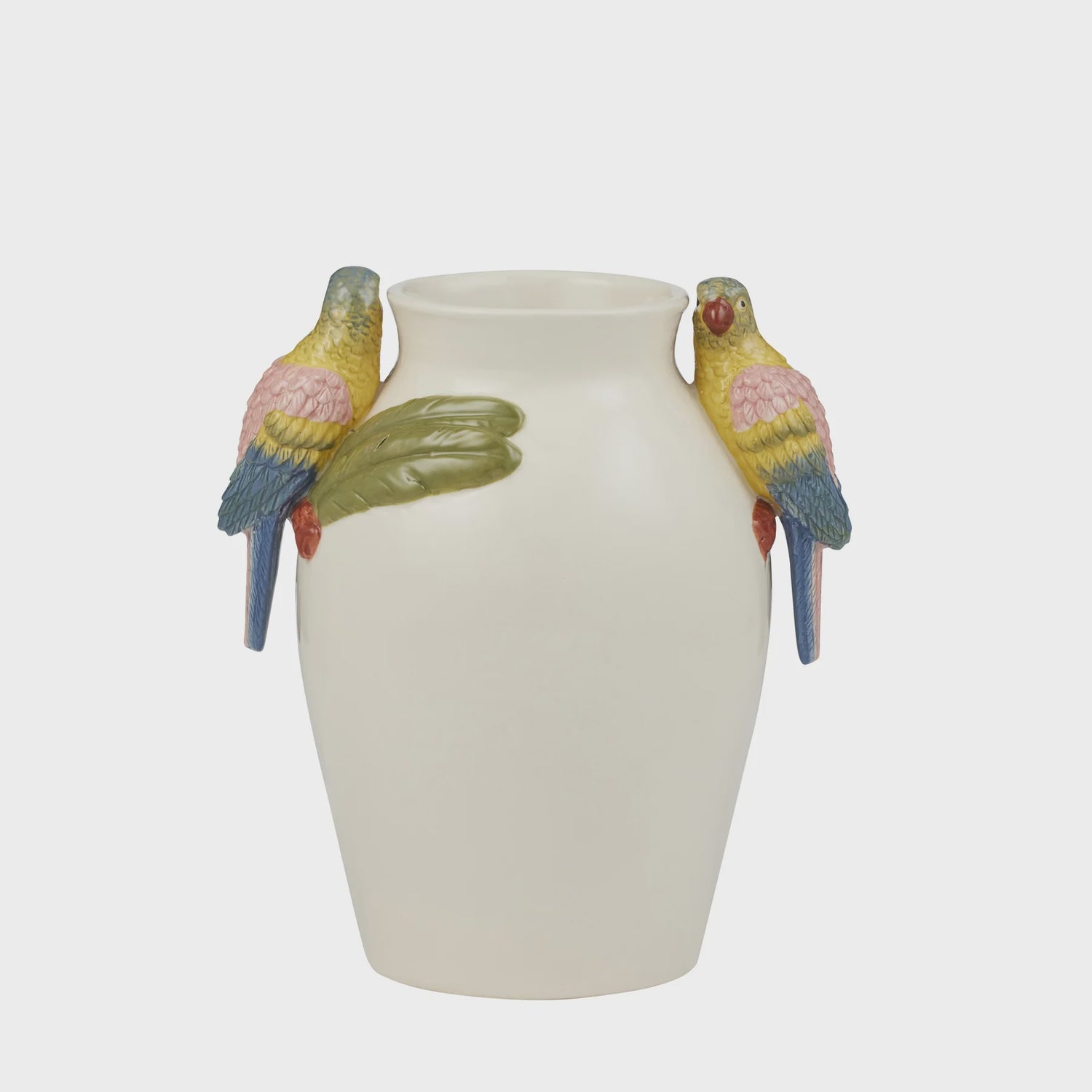 Macaw Ceramic Vase