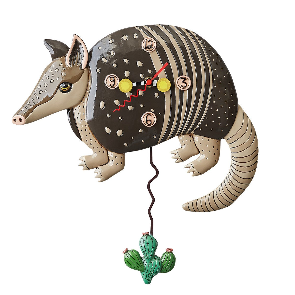 Arlo the Armadillo clock