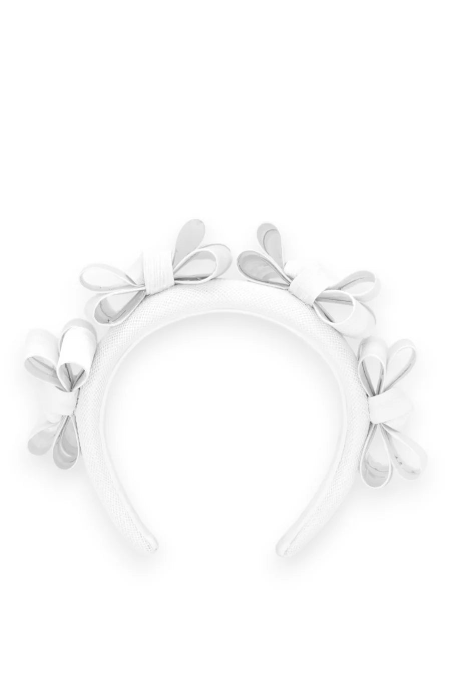 Poppy Fascinator in White