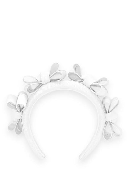 Poppy Fascinator in White