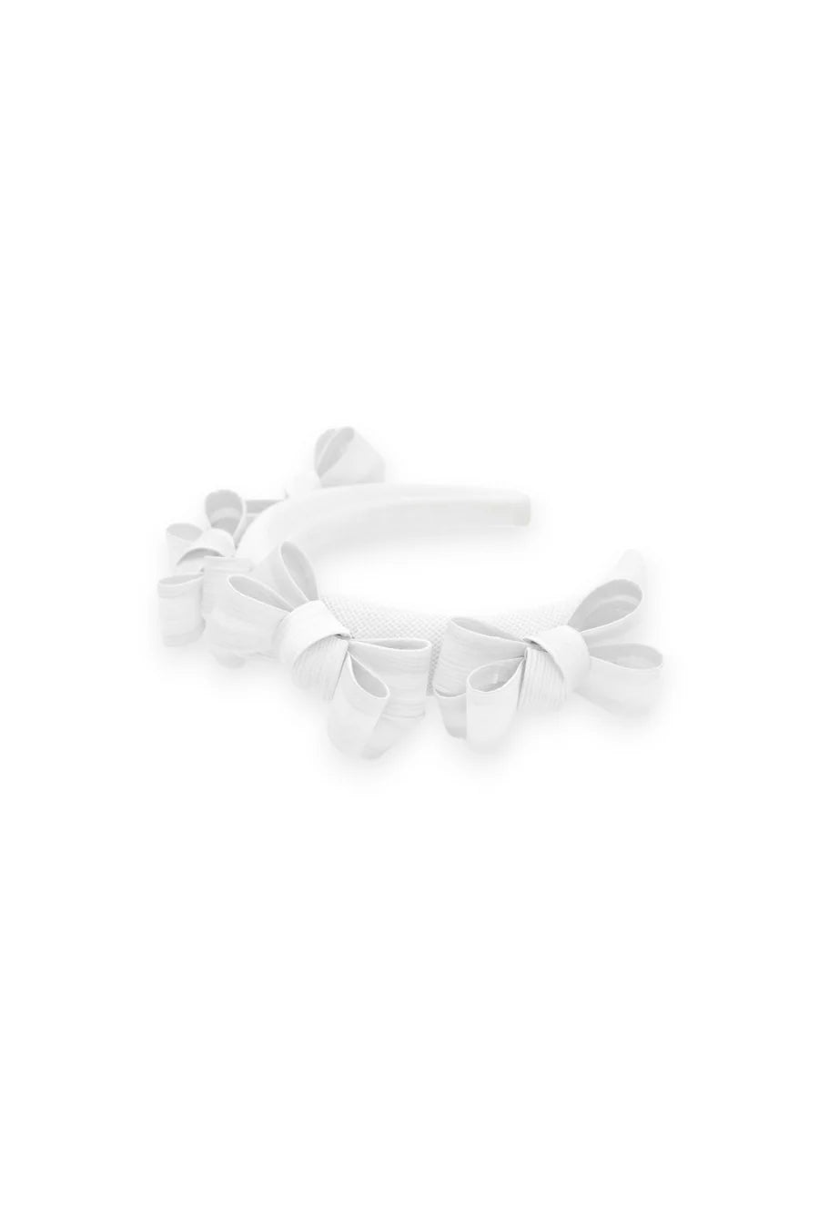 Poppy Fascinator in White
