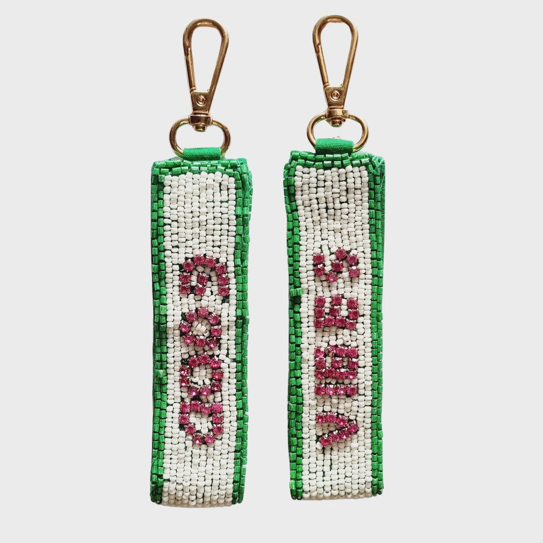 Good Vibes Beaded Key Chain