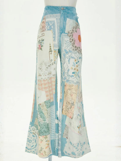 Garden of Eden High Rise Flare Jeans
