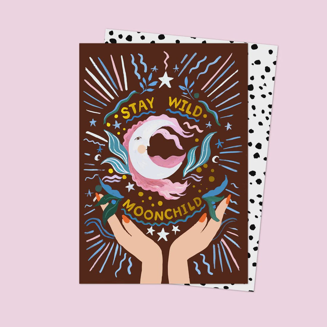 Stay Wild Moonchild Greeting Card