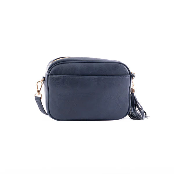 Sally Bow Bag - Navy/Tan