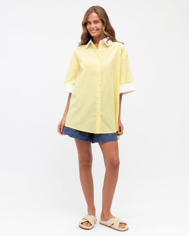 Lemon Striped Shirt