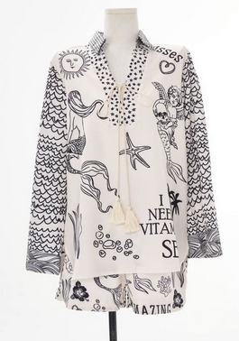 Vitamin Sea Matching Shirt &amp; Short Set