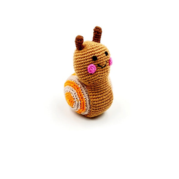 Snail Crochet Rattle