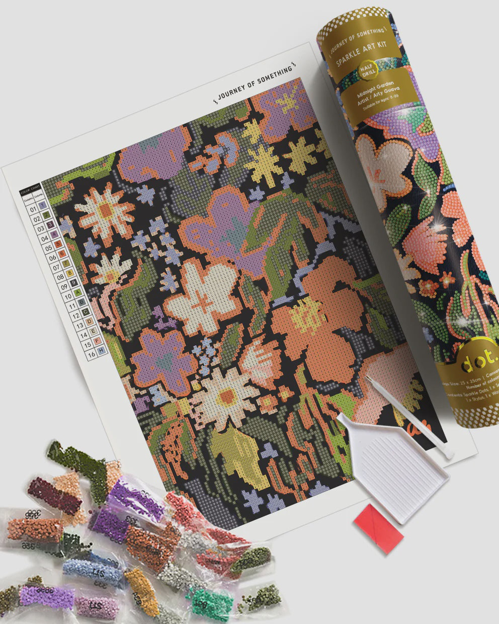 Midnight Garden Sparkle Art Kit