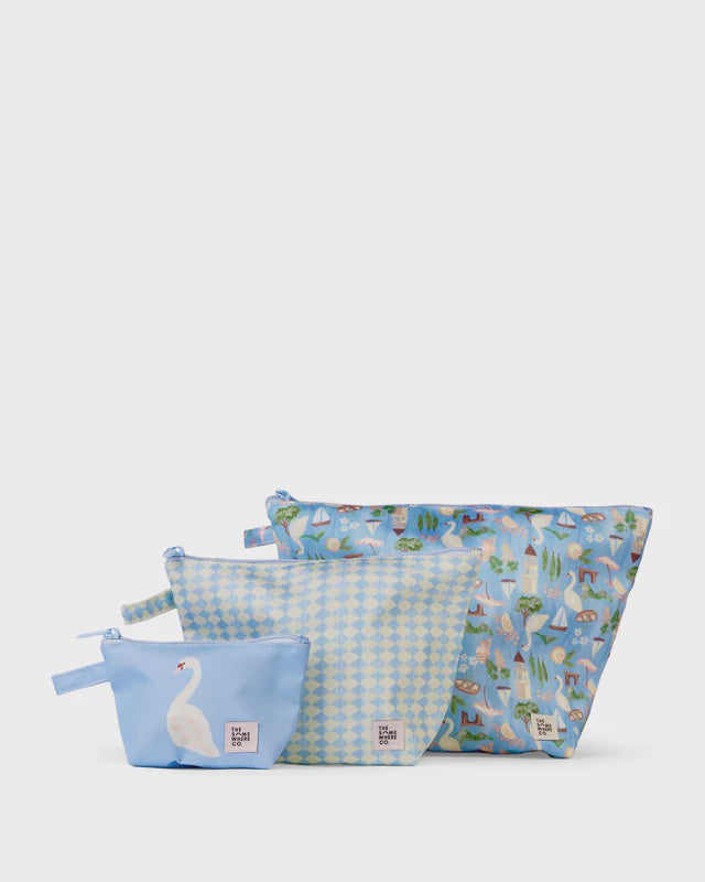 Swan Lake Handy Pouch Trio