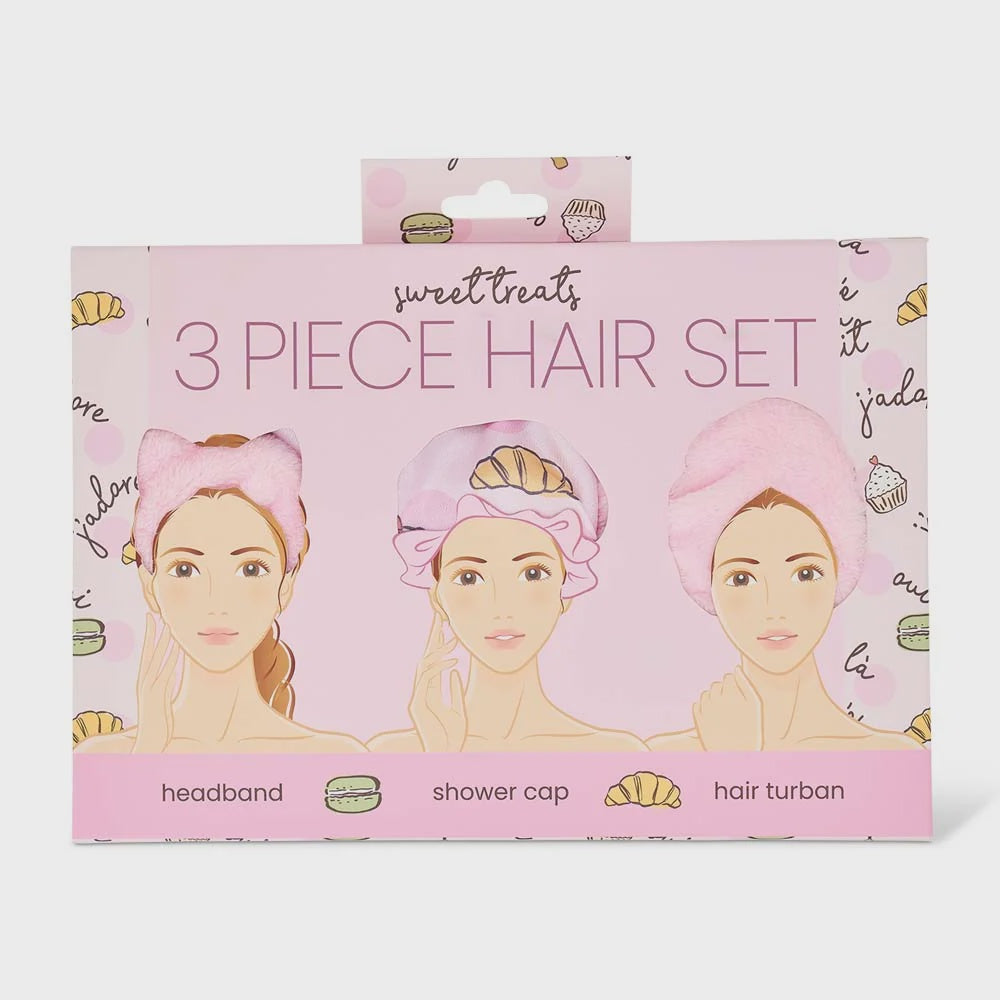 3 Piece Hair Set - Sweet Treats