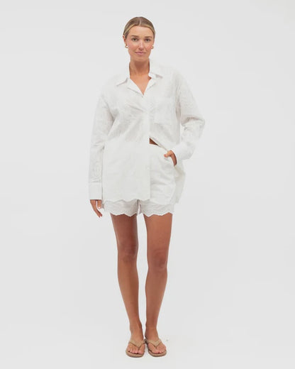 Boho Embroidery Shorts