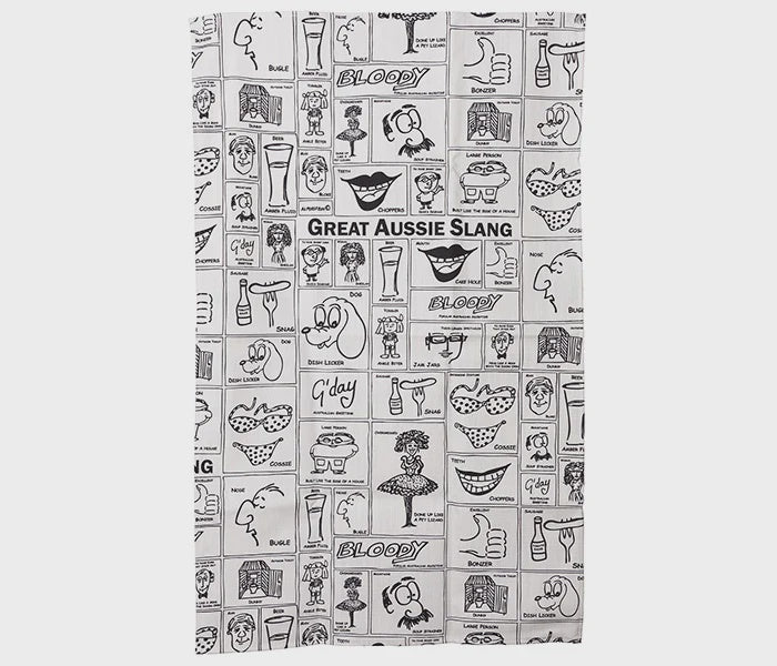 Great Aussie Slang Tea Towel