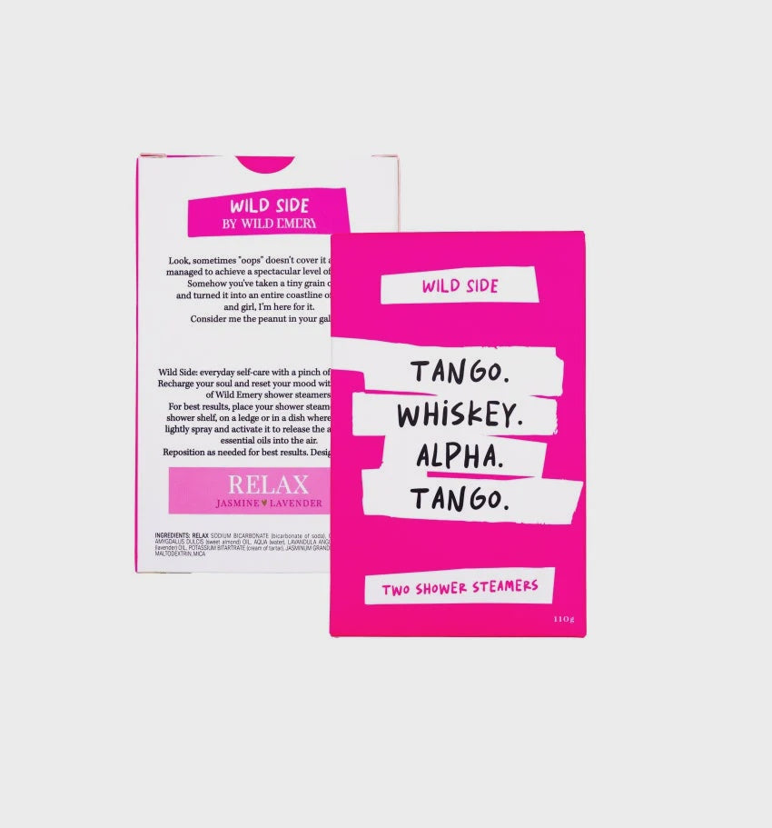 Tango Whiskey Alpha Tango Shower Steamer Two Pack