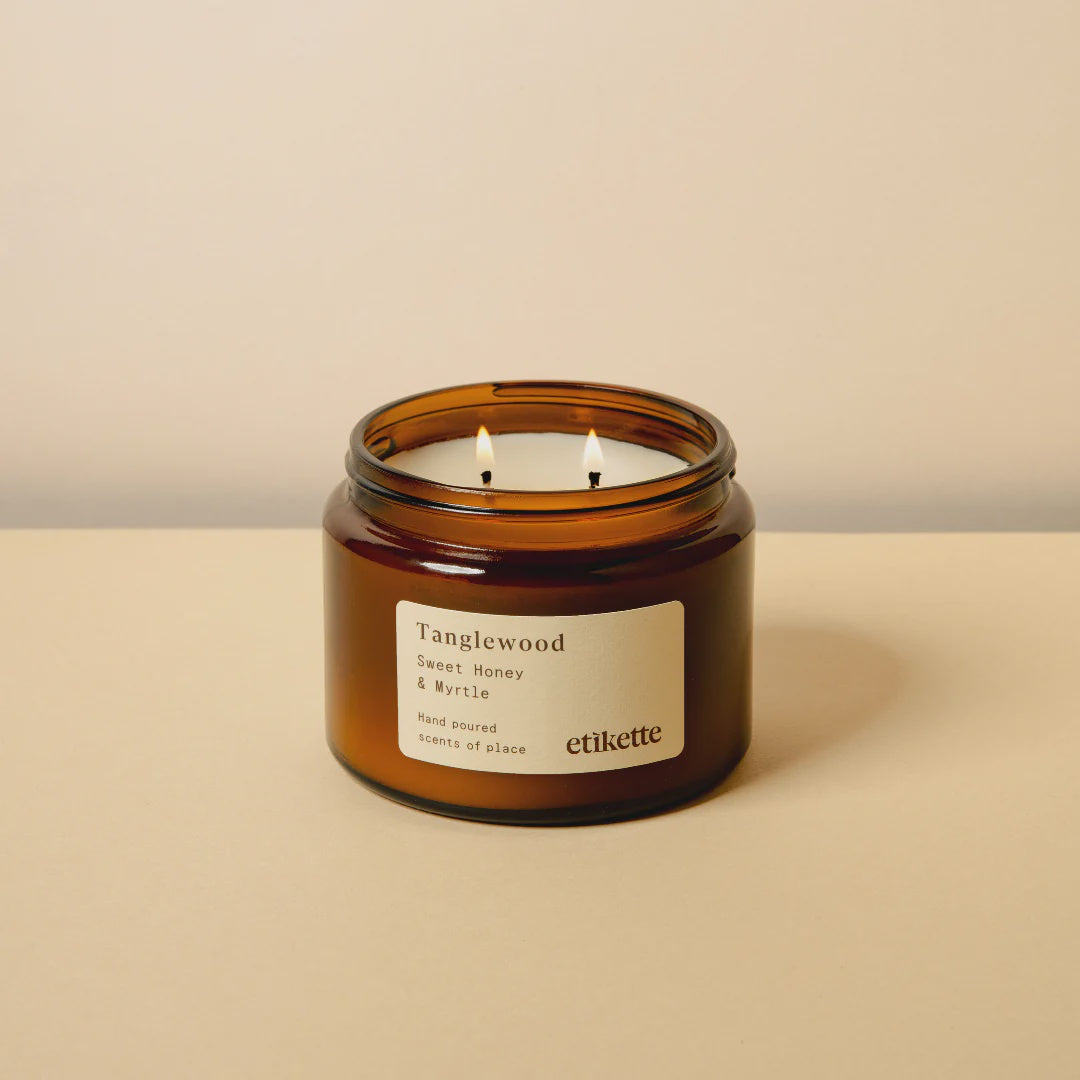 "Tanglewood" Sweet Honey &amp; Myrtle Soy Candle