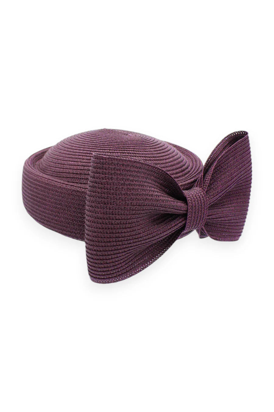 Tara Racewear Pillbox Hat in Dark Cherry Red