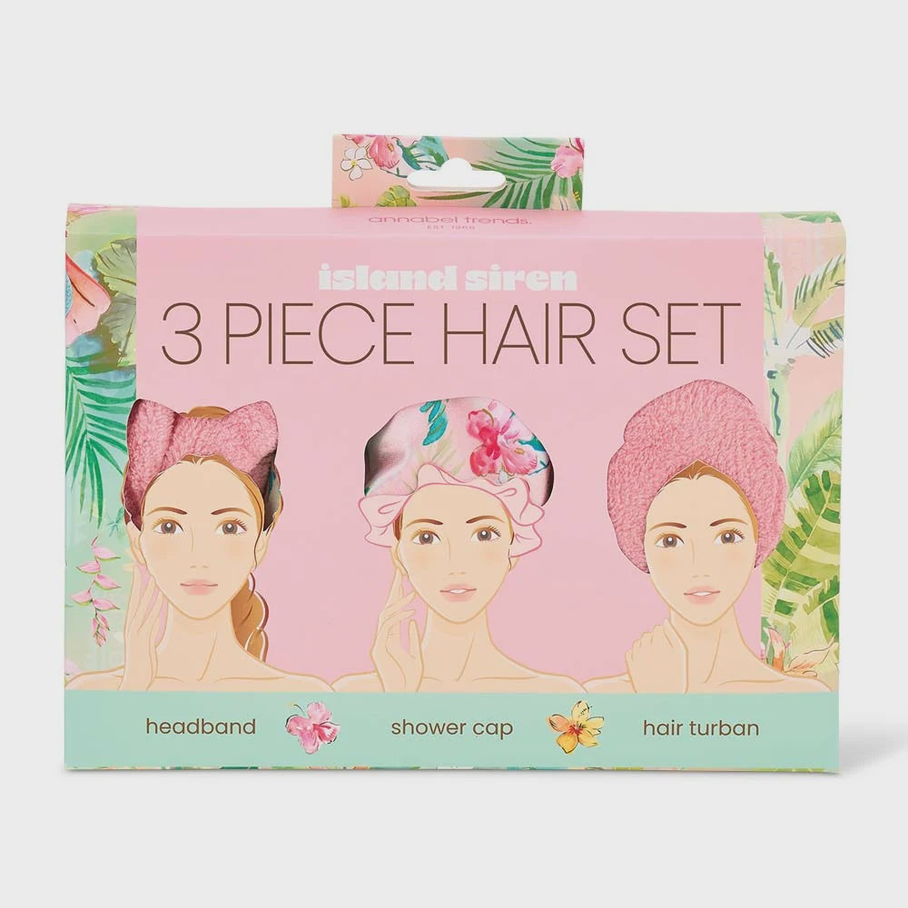 3 Piece Hair Set - Tiki Island