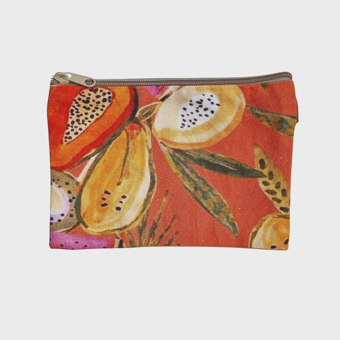 Tropical Print Coin Purse