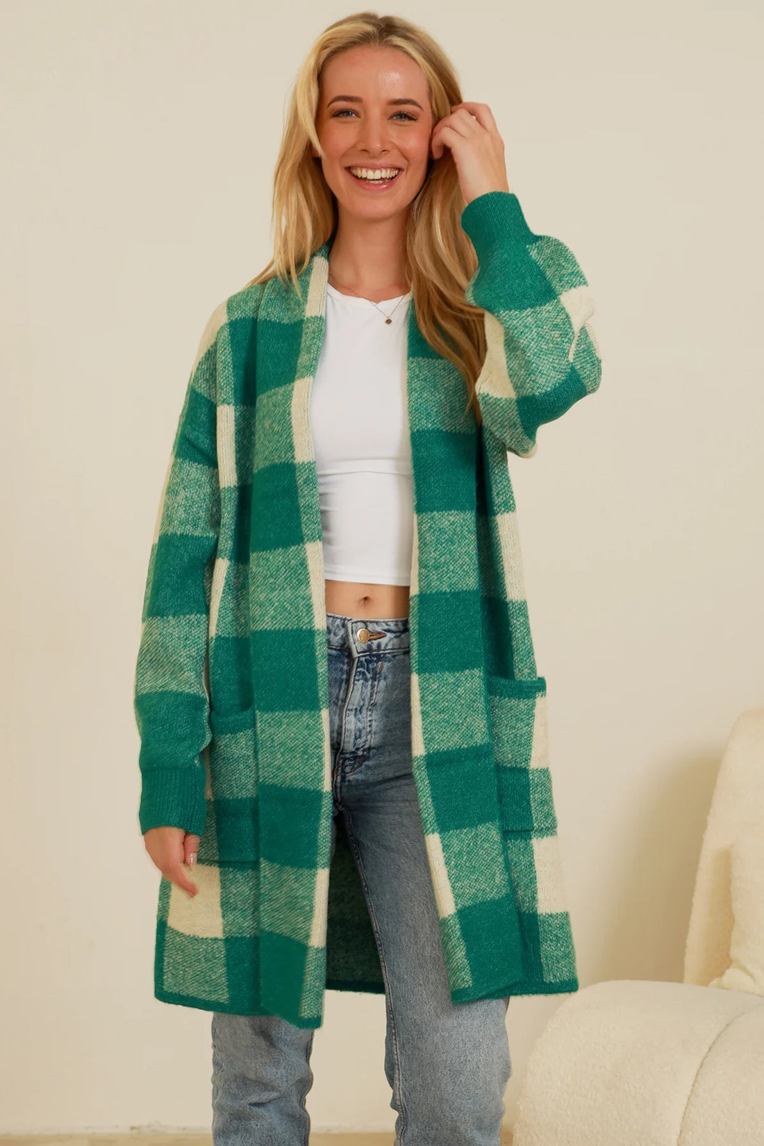 Lucy Cardigan - Green