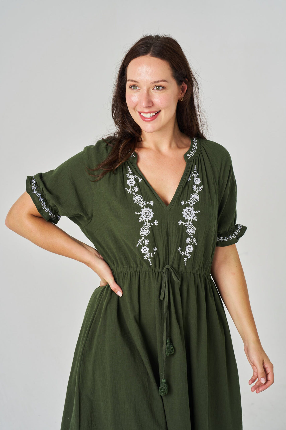 Tassa Khaki Dress