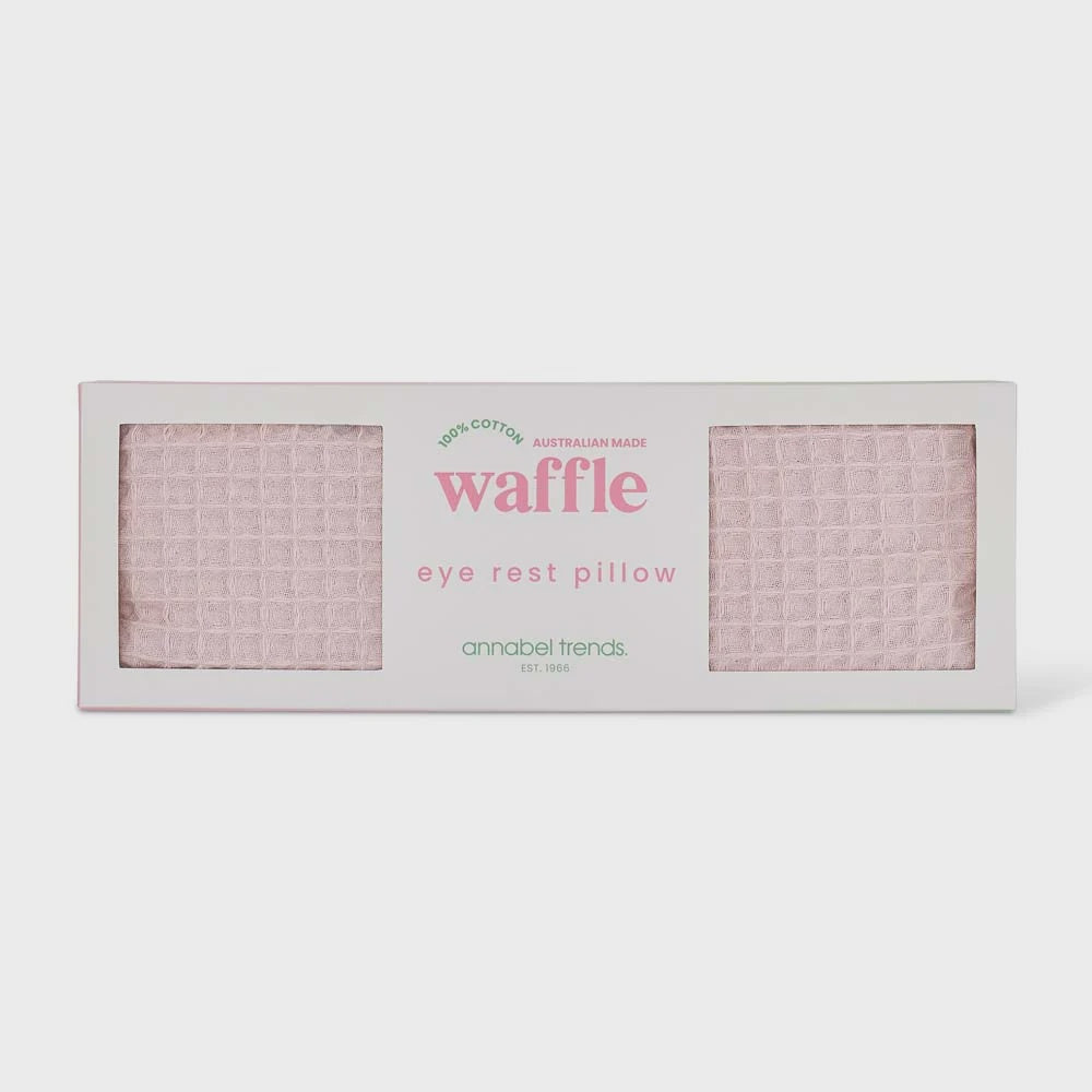 Eye Rest Pillow - Waffle Cotton - Pink