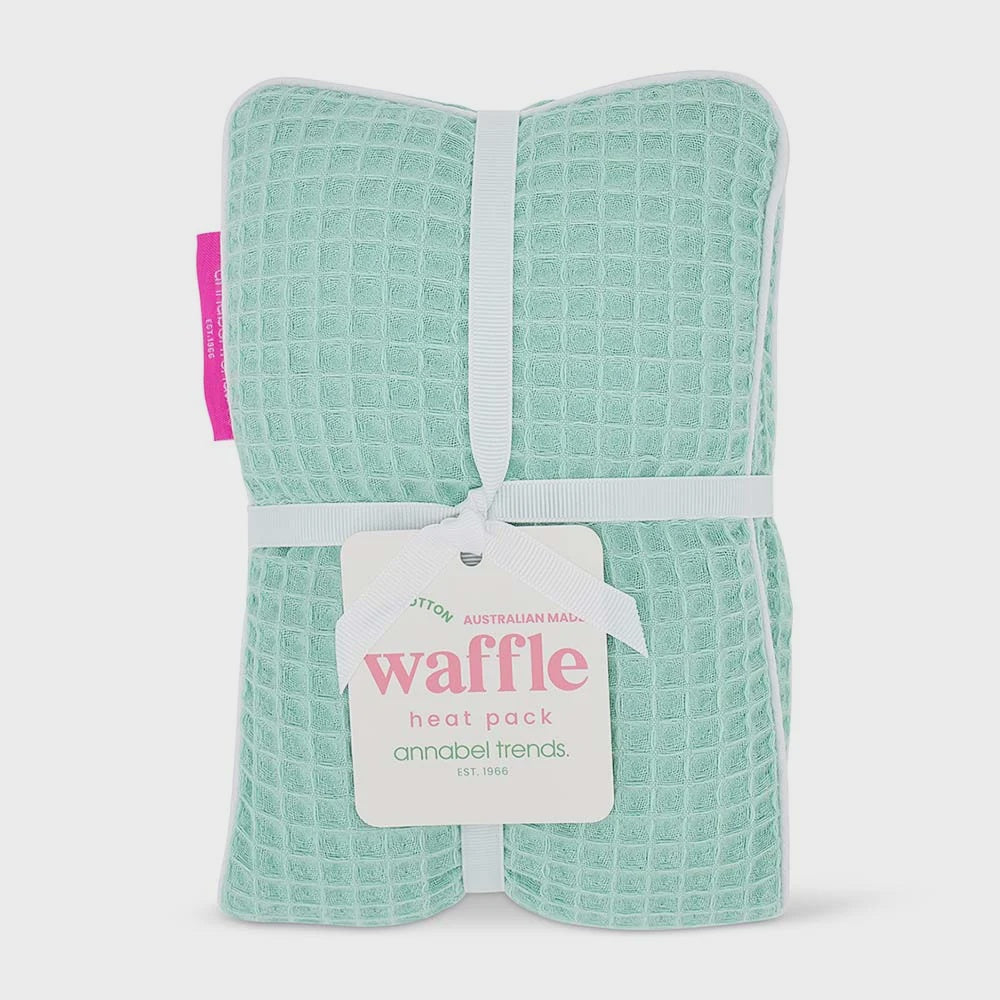 Waffle Cotton Heat Pack - Mint