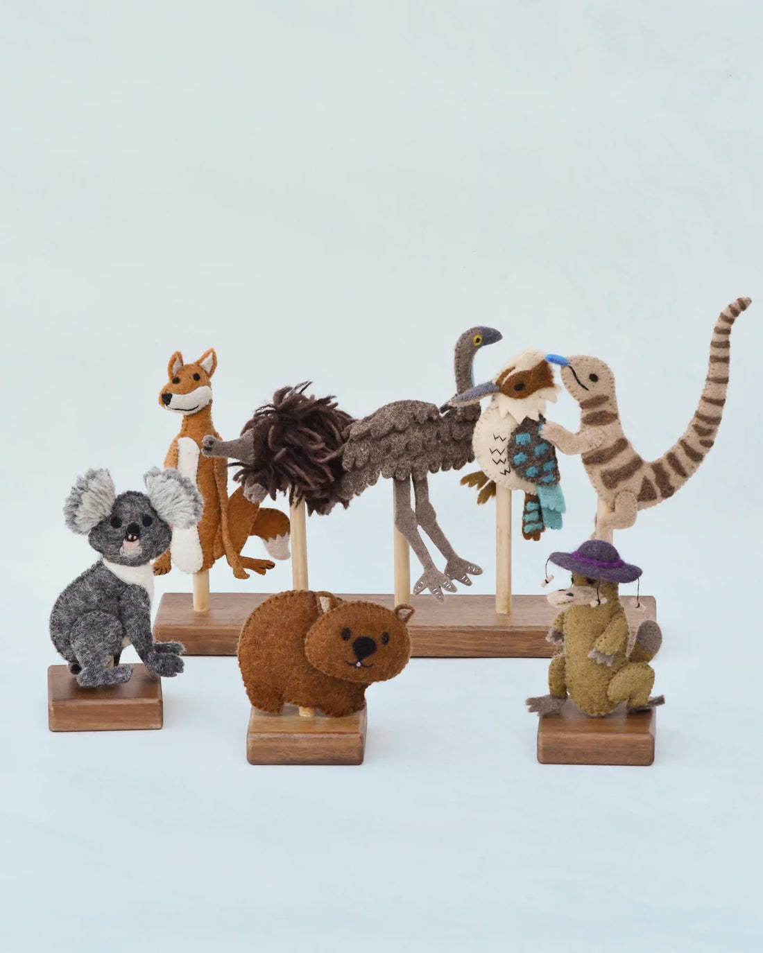 Wombat Stew Finger Puppets Set