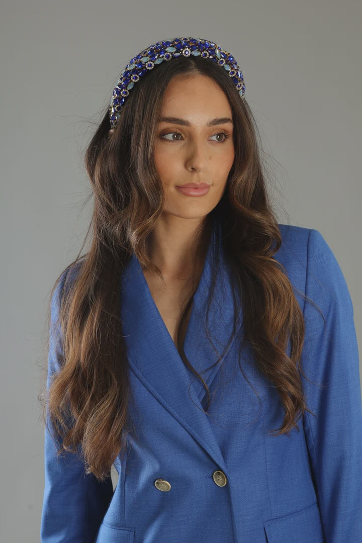 Alora Headband - Cobalt Blue