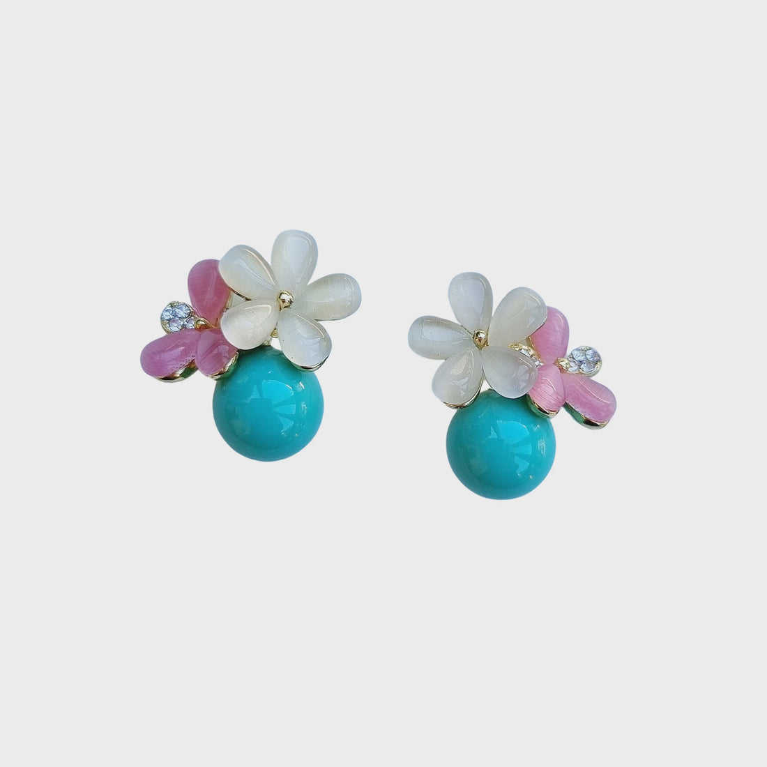 Amani Enamel Stud Earrings