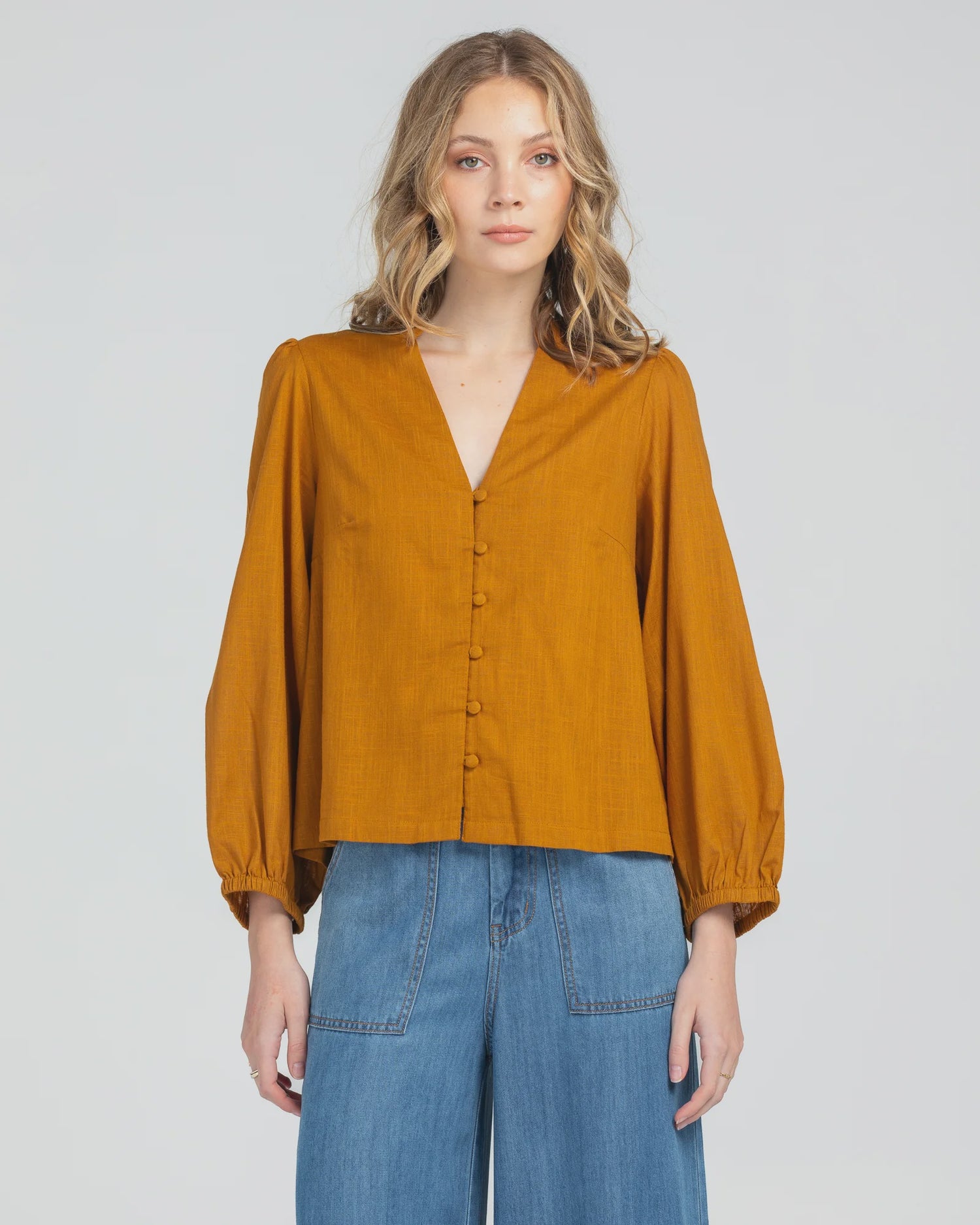 Amore Shirt - Mustard