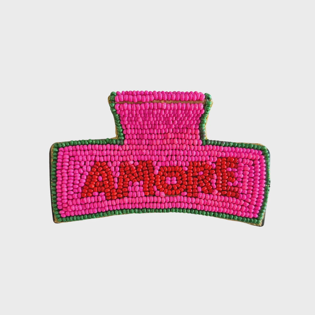 Amore Beaded Claw Clip