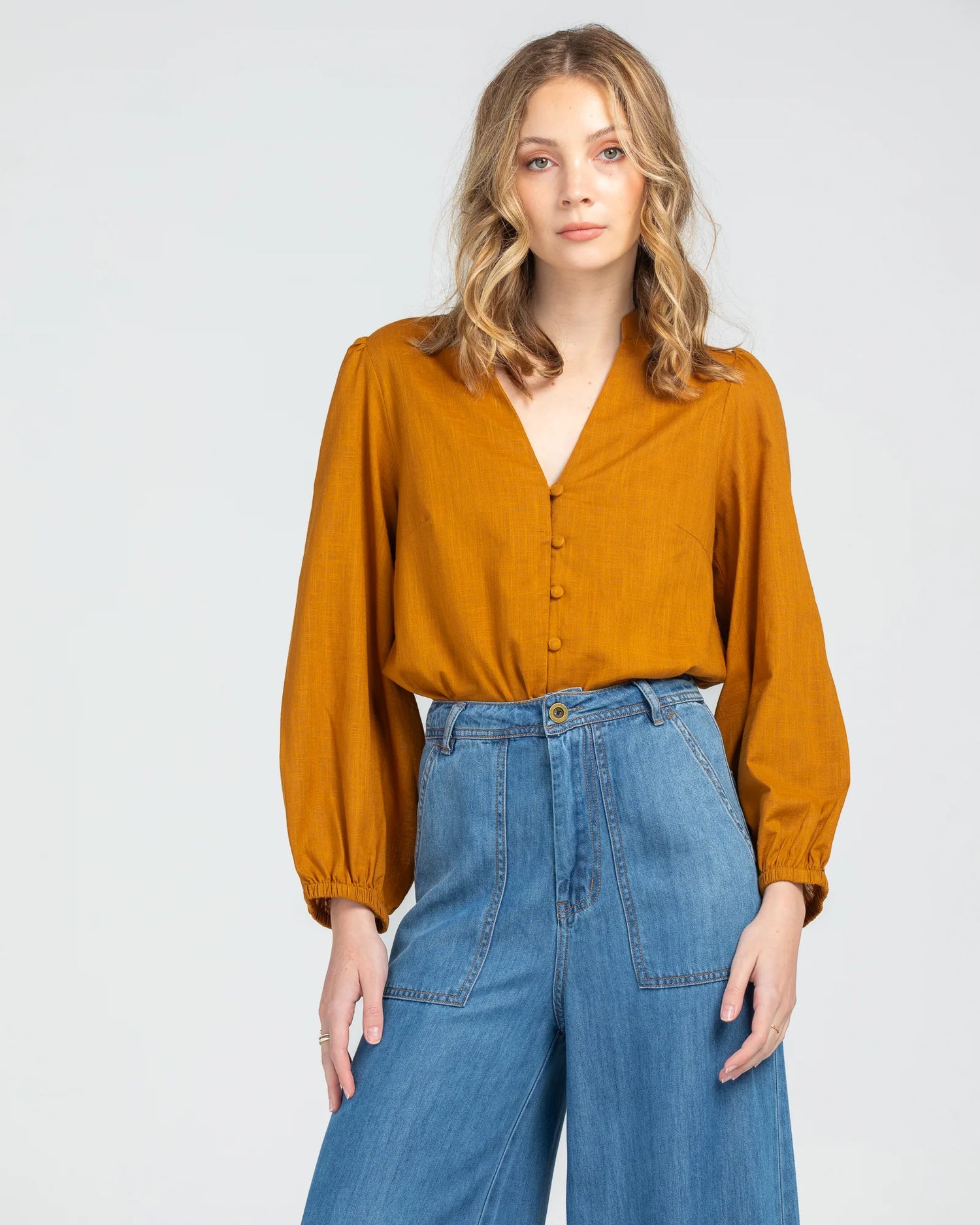 Amore Shirt - Mustard