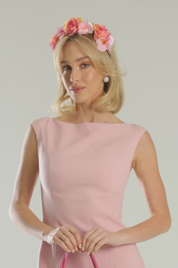 Amrita Flower Crown in Pink