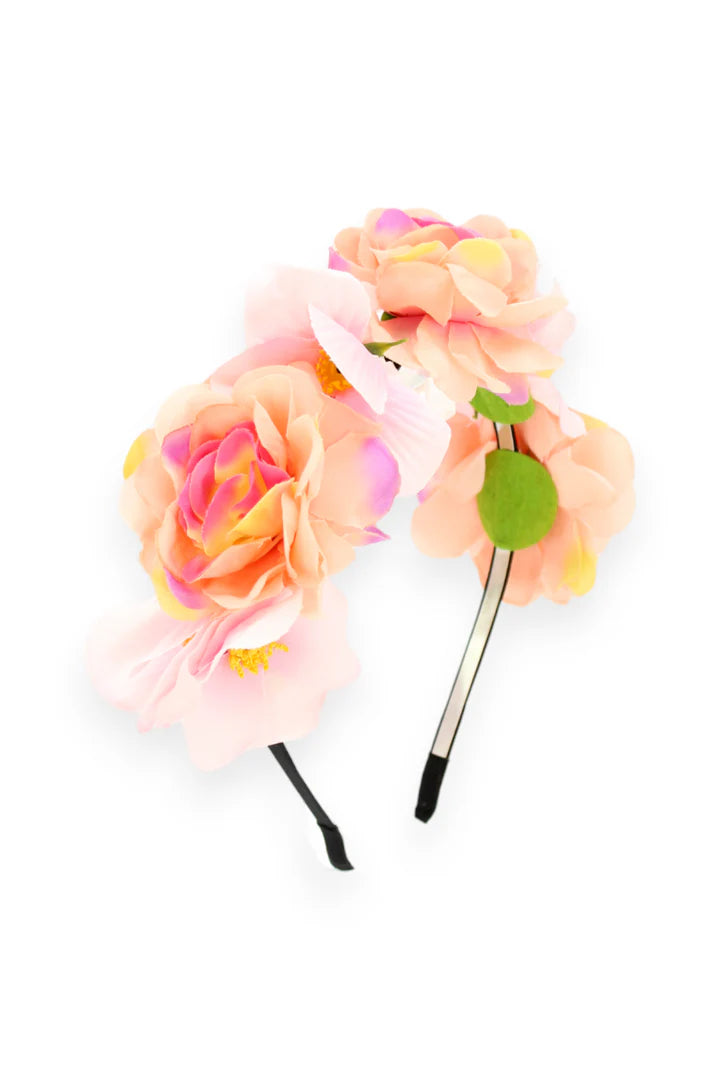 Amrita Flower Crown in Pink