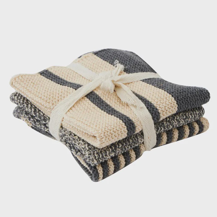 Amy Cotton Knit Cloth - Grey