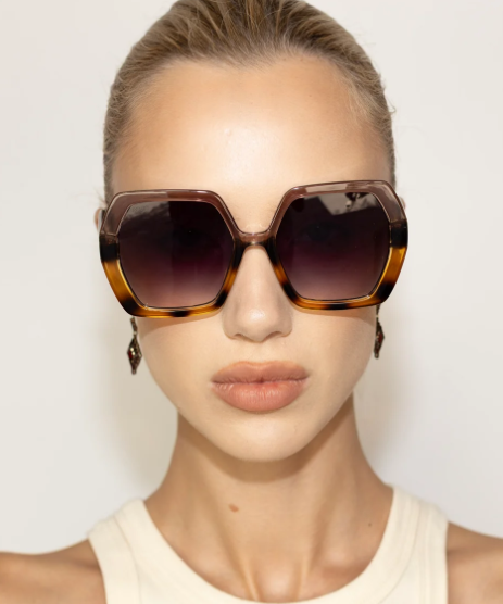 Anya Sunglasses - Grey Turtle