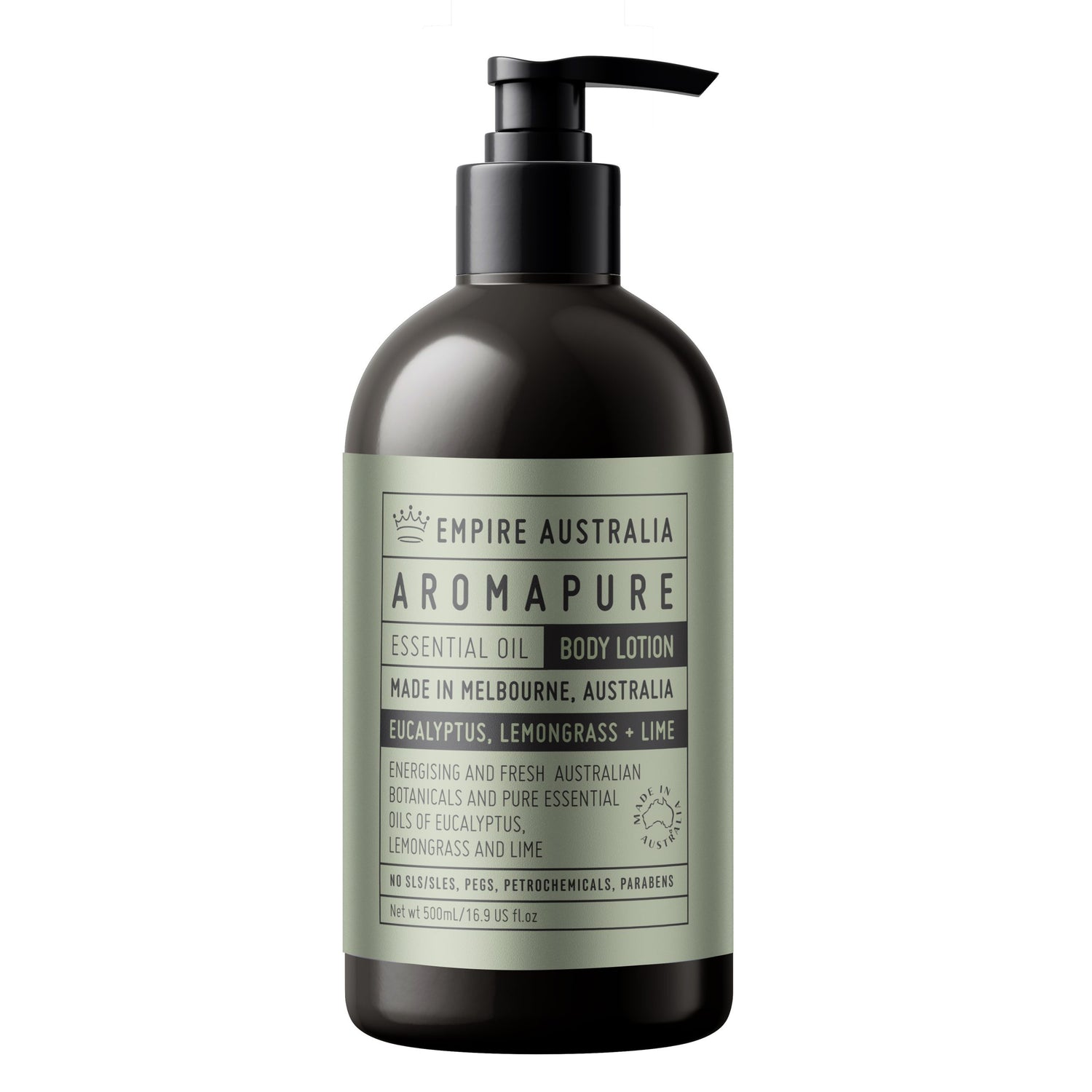 Aromapure – Eucalyptus, Lemongrass &amp; Lime Hand &amp; Body Lotion 500ml