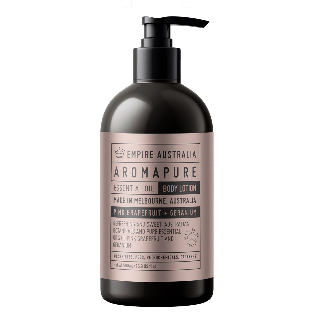 Aromapure – Pink Grapefruit &amp; Geranium Hand &amp; Body Lotion 500ml