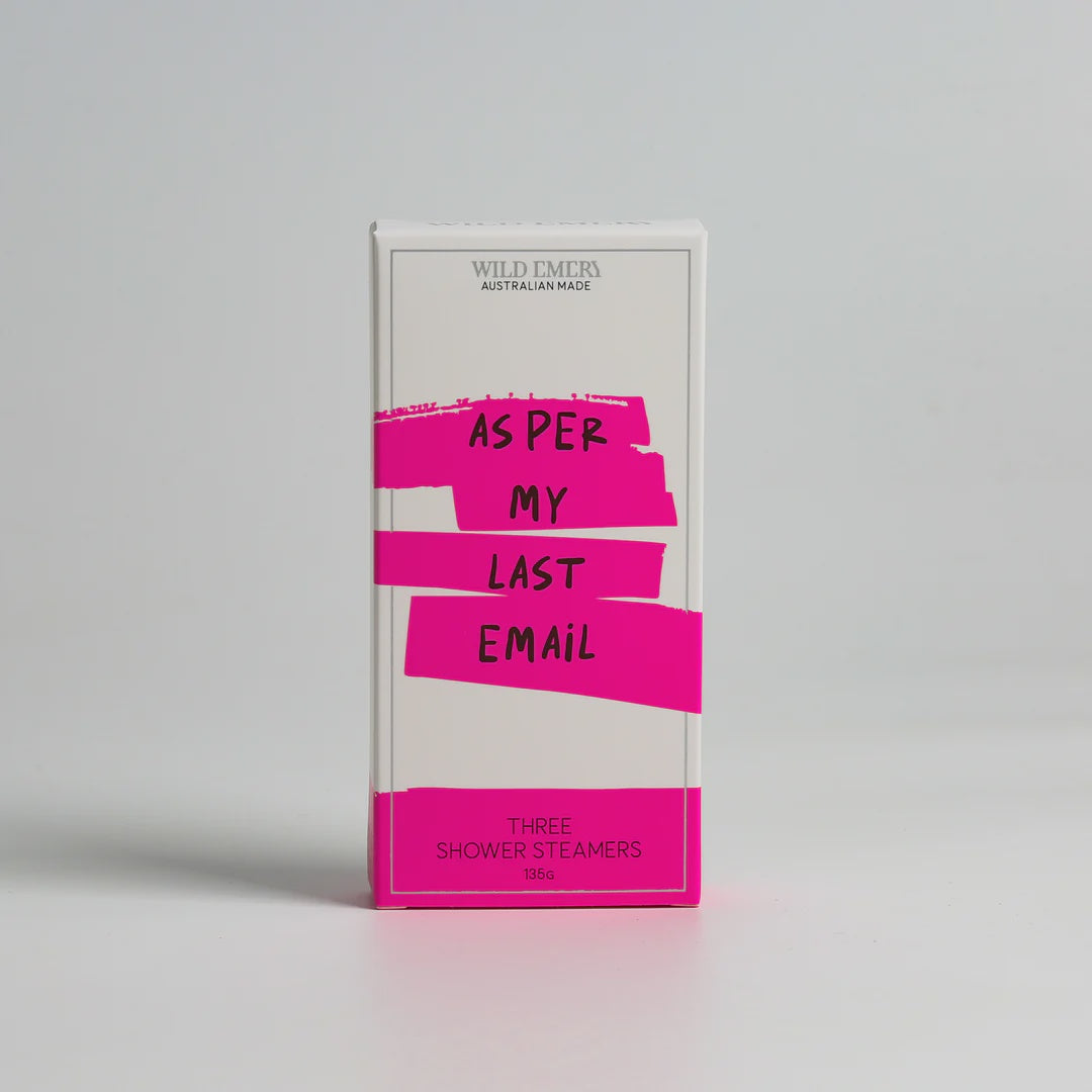 As Per My Last Email - Shower Steamer 3 Pack