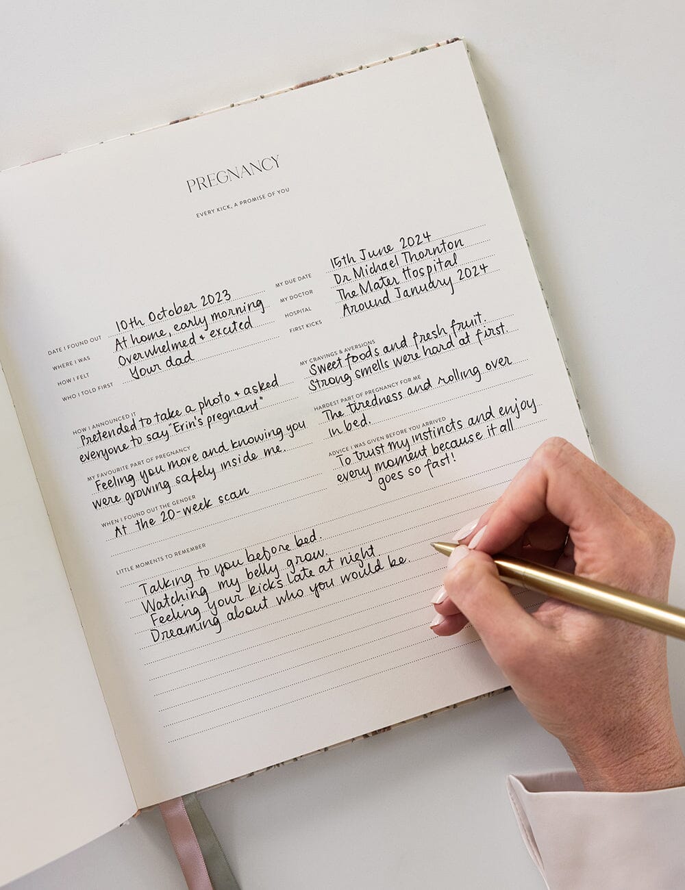 Heirloom Baby Memory Journal
