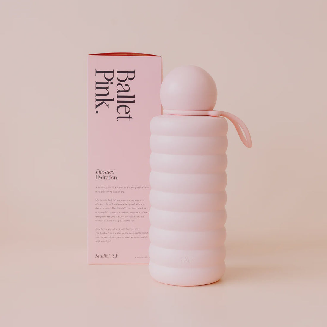 The Bubble - Ballet Pink - Reusable Water Bottle 700ml