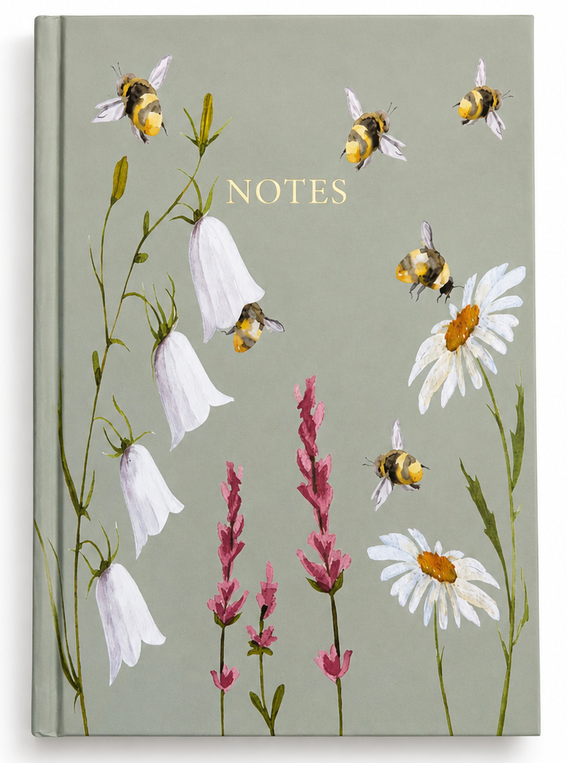 Bee Meadow A5 Journal 80 Pages