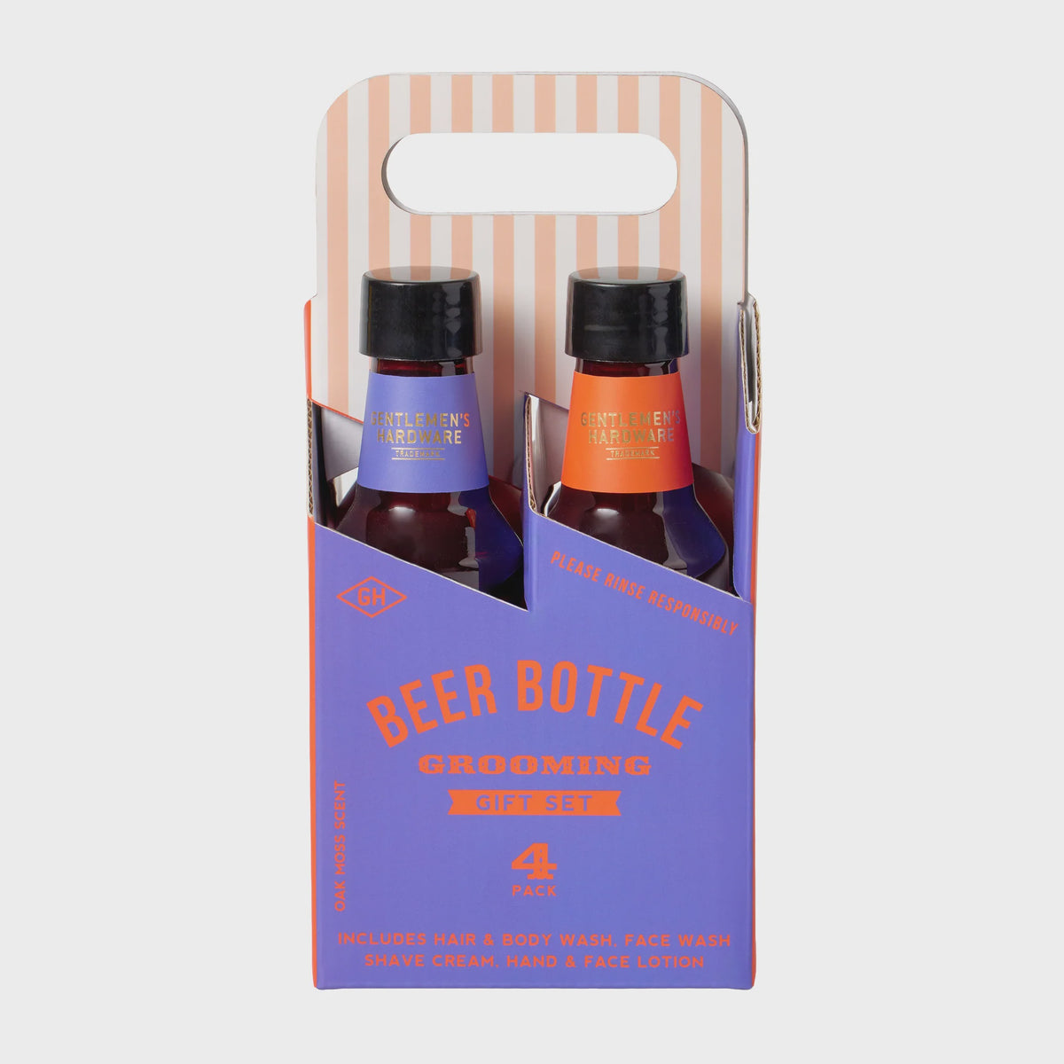 Beer Bottle Grooming Set
