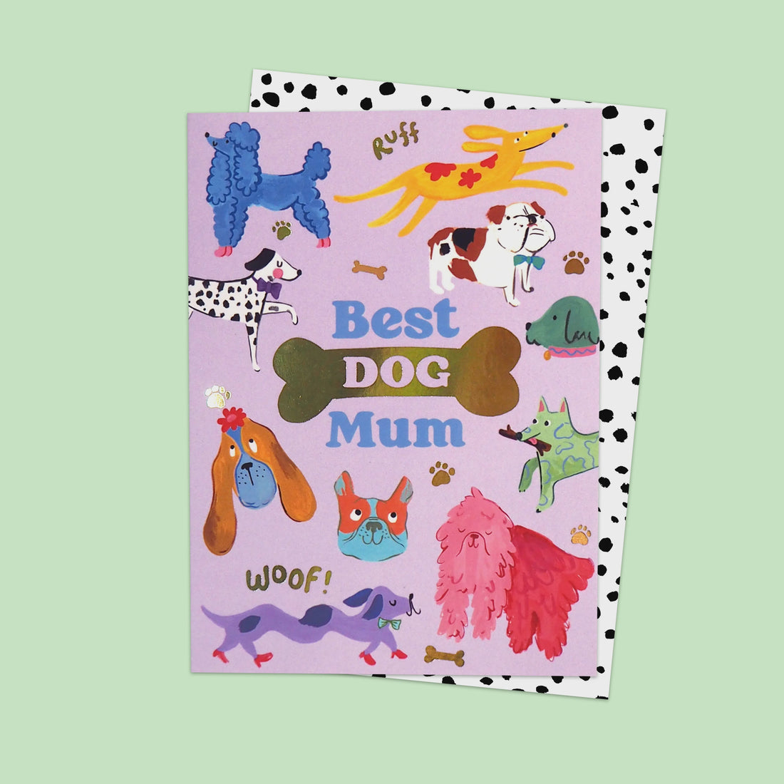 Best Dog Mum Greeting Card