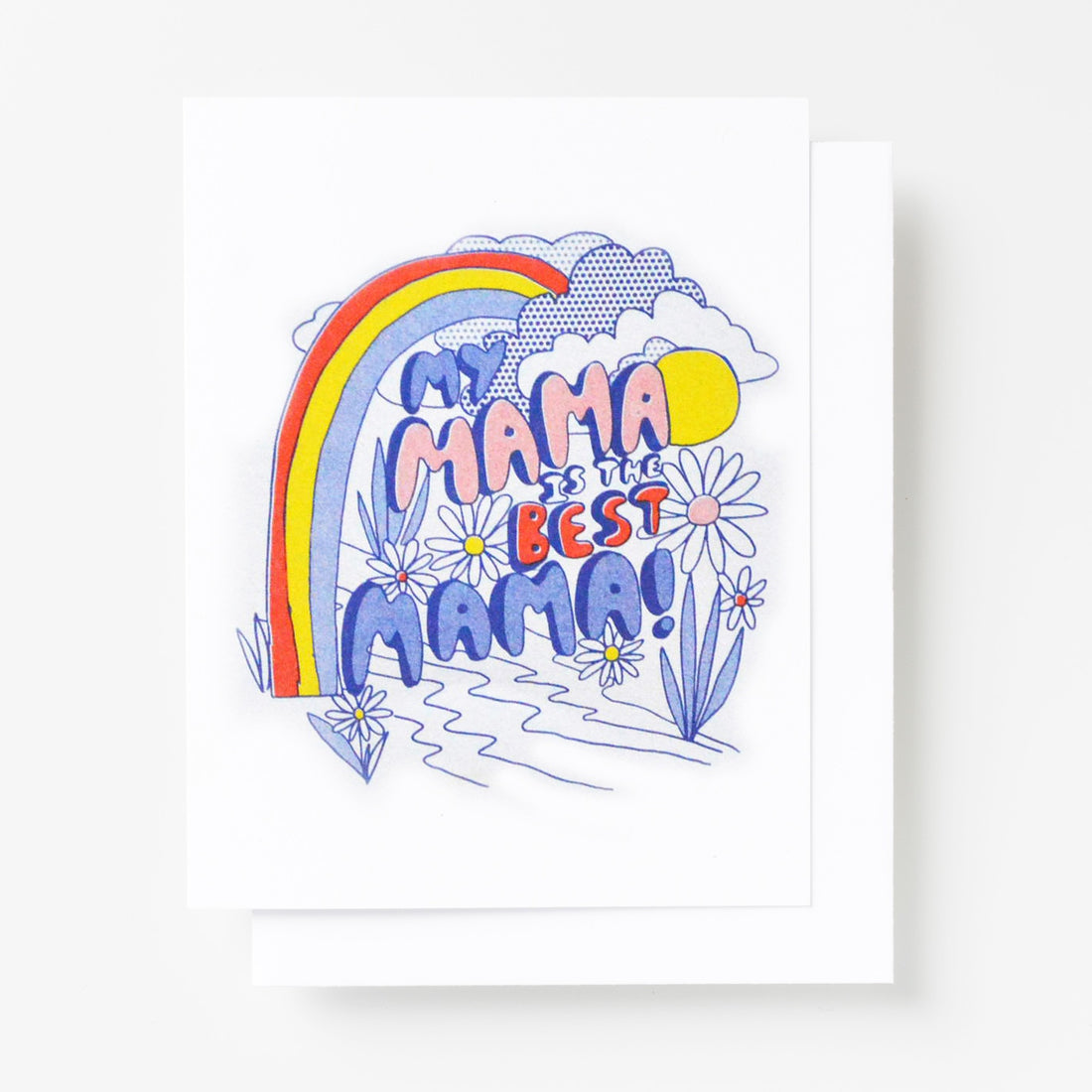 Best Mama Mothers Day Greeting Card