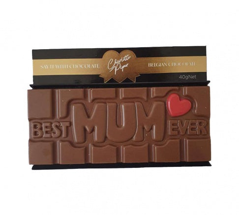 Best Mum Ever Milk Chocolate Bar 40g
