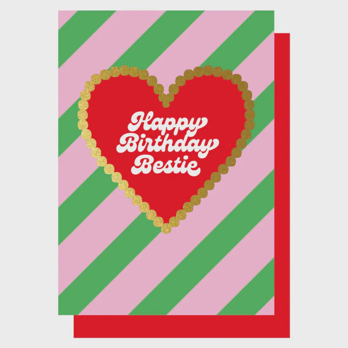 Happy Birthday Bestie Greeting Card