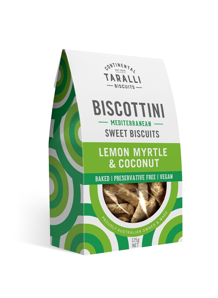 Lemon Myrtle and Coconut Biscottini